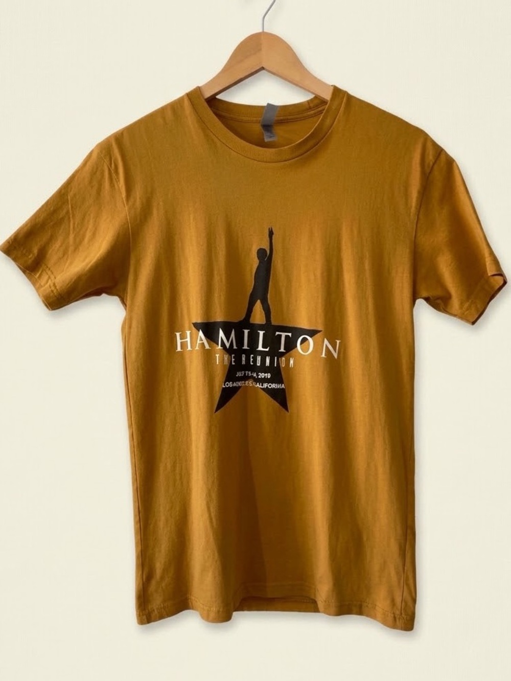 Hamilton The Reunion Tour Tee | LA 2019 | Gold | Size S. Collector’s